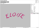 Junetext Embroidery File 6 sizes
