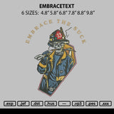 Embracetext Embroidery File 6 sizes