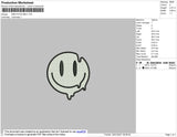Smile Melt Embroidery File 7 size