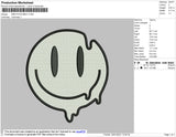 Smile Melt Embroidery File 7 size