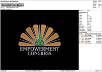 Empowermenttext Embroidery File 6 sizes