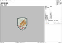 EMS LOGO Embroidery Machine File