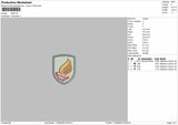 EMS LOGO Embroidery Machine File