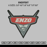 Enzotext Embroidery File 6 sizes