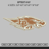 Eptext 0107 Embroidery File 6 sizes