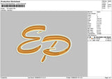 Eptext Regular Embroidery File 6 sizes