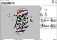 Barbershop 2704 Embroidery File 6 sizes