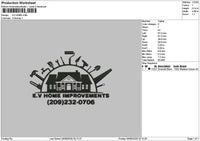 Evhometext Embroidery File 6 sizes