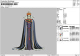 Queen 1106 Embroidery File 6 sizes