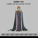 Queen 1106 Embroidery File 6 sizes