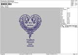 Eiretext Embroidery File 6 sizes