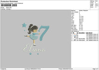 Elianatext Embroidery File 6 sizes