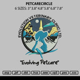 Petcarecircle Embroidery File 6 sizes