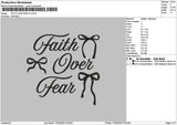 Faithtext 1703 Embroidery File 6 sizes