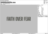 Faithtext V02 Embroidery File 6 sizes