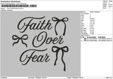 Faithtext 1703 Embroidery File 6 sizes
