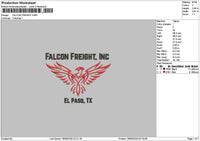 Eagle 1906 Embroidery File 6 sizes