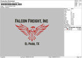 Eagle 1906 Embroidery File 6 sizes