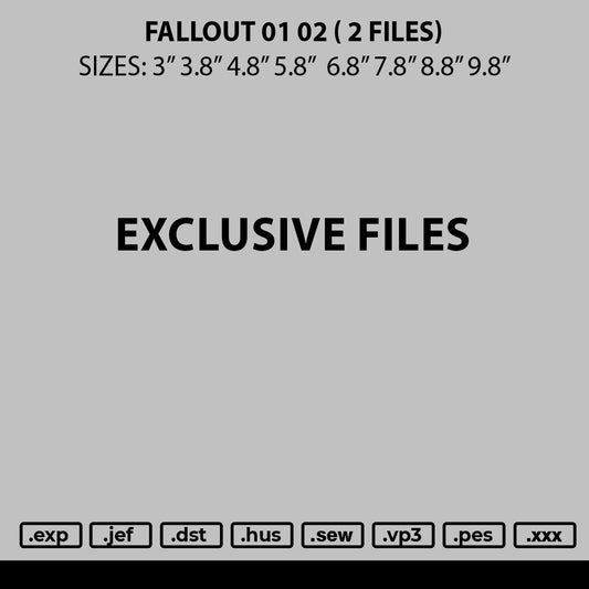 Fullout 0102 Embroidery 2 Files