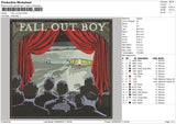 Fall Out Boy Embroidery File 4 size