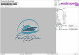 Fanta Sea Embroidery File 4 size