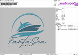 Fanta Sea Embroidery File 4 size