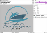 Fanta Sea Embroidery File 4 size