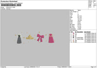 Fashion V1 Embroidery File 6 sizes