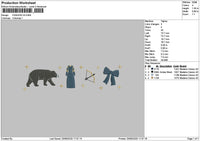 Fashion V4 Embroidery File 6 sizes