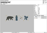 Fashion V4 Embroidery File 6 sizes