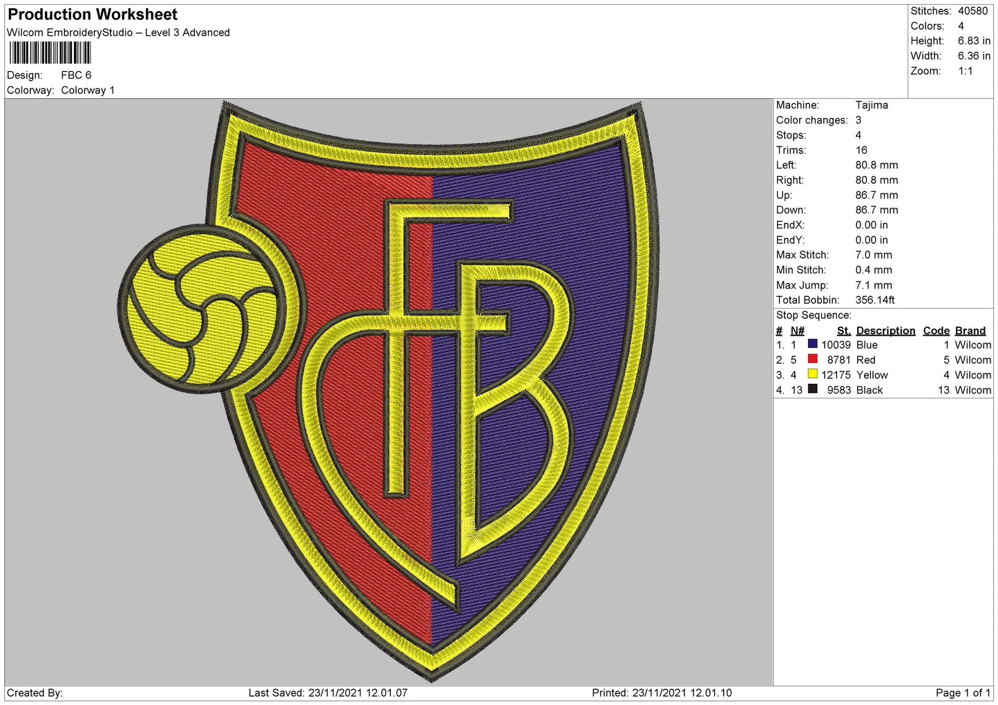 FBC Embroidery File 4 size