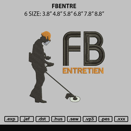 Fbentre Embroideru File 6 sizes