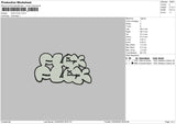 Flex Flex Embroidery File 4 size