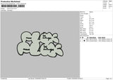 Flex Flex Embroidery File 4 size