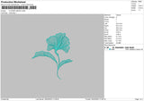 Flower 2903 Embroidery File 6 sizes