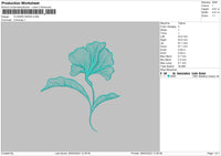 Flower 2903 Embroidery File 6 sizes