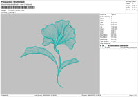 Flower 2903 Embroidery File 6 sizes