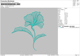 Flower 2903 Embroidery File 6 sizes