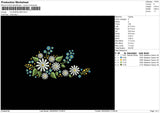 Flowers 2903 Embroidery File 6 sizes