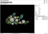 Flowers 2903 Embroidery File 6 sizes