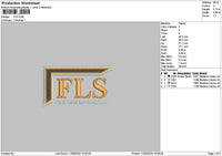 Flstext Embroidery File 6 sizes