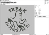 Freak In The Sheets Embroidery File 4 sizes