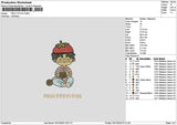 Fruity Text 02 Embroidery File 6 sizes