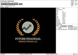 Futuretext Embroidery File 6 sizes