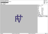 Logo 2511 Embroidery File 6 sizes