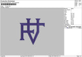 Logo 2511 Embroidery File 6 sizes
