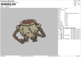 Fangamer Embroidery File 6 sizes