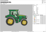 Tractor 2810 Embroidery File 6 sizes