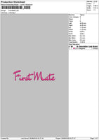 Separate Texts Embroidery File 2 sizes