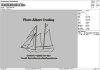 Floristext Embroidery File 6 sizes